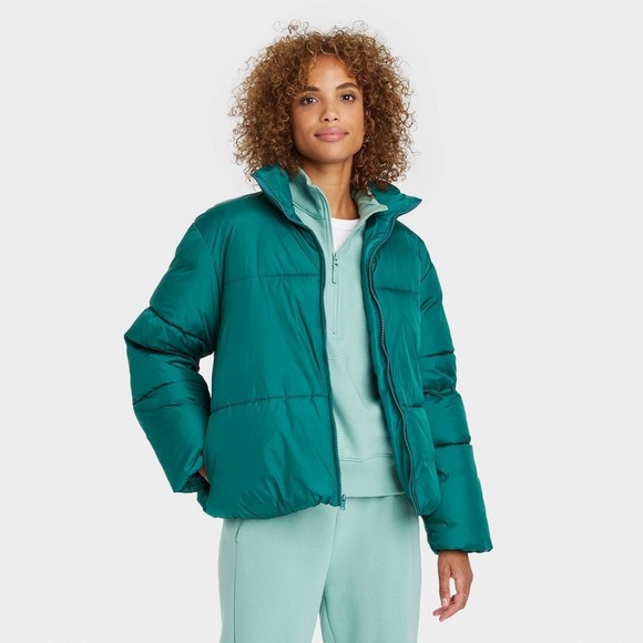 a new day Jackets & Blazers - Women's Short Matte Puffer Jacket - a New Day™ Size XL